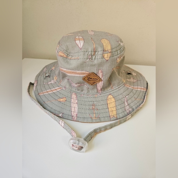 Dozer -Baby Boy Bucket Hat 0-12 Months Colorful Pattern 100% Cotton Reversible - Picture 3 of 9